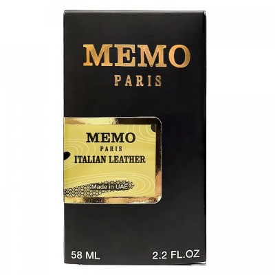 Memo Italian Leather Perfume Newly унісекс 58 мл