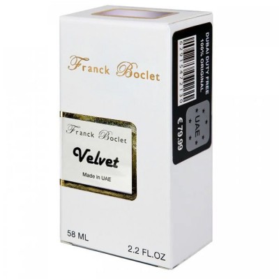 Franck Boclet Velvet Perfume Newly унісекс 58 мл