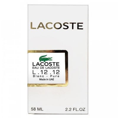 Lacoste L.12.12 Blanc-Pure Perfume Newly мужской 58 мл