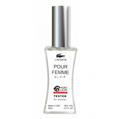 Lacoste Pour Femme Elixir ТЕСТЕР Premium Class жіночий 60 мл