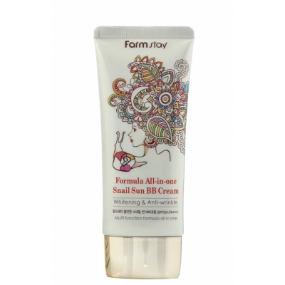 Многофункциональный BB-крем Farm Stay Formula All-in-one Snail SPF 50