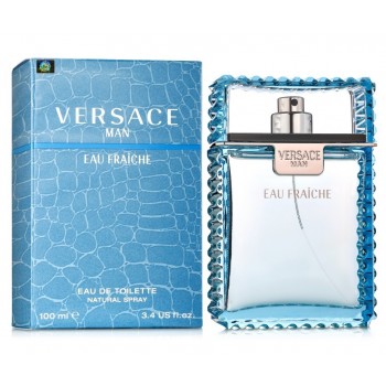 Туалетна вода чоловіча Versace Man Eau Fraiche 100 мл (Euro A-Plus)