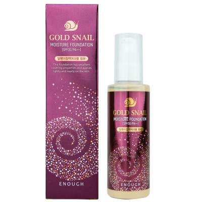 Тональный крем Enough Gold Snail Moisture Foundation SPF 30 ПАЛИТРА