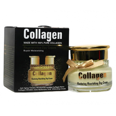 Денний крем Wokali Collagen Restoring Nourishing Day Cream HF2001 55 г