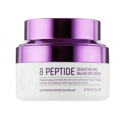 Крем для лица Enough 8 Peptide Sensation Pro Balancing Cream антивозрастной с пептидами 50 мл