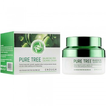 Крем для обличчя Enough Pure Tree Balancing Pro Calming Cream заспокійливий із екстрактом чайного дерева 50 мл
