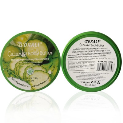 Крем для тела на основе масла Wokali Cucumber Body Butter WKL248