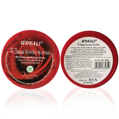 Крем для тіла на основі масла Wokali Rose Body Butter WKL241