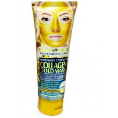 Маска пленка для лица Wokali Fruit of the Collagen Gold Mask с коллагеном и золотом WKL533 130 мл