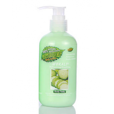 Освіжаючий лосьйон для тіла Wokali Cucumber Body Lotion із заспокійливим ефектом WKL262 260 мл