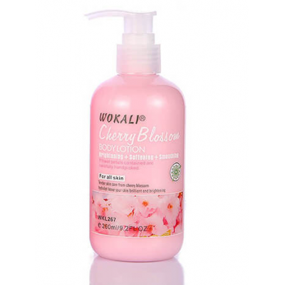 Пом`якшувальний лосьйон для тіла Wokali Cherry Blossom Body Lotion WKL267 260 мл