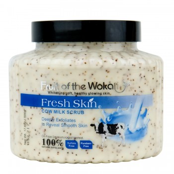 Скраб для тела Wokali Fresh Skin Scrub Cow Milk WKL217 500 г