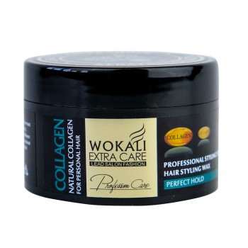 Віск для волосся Wokali Prof Salon Collagen Hair Wax ідеальна фіксація WKL359 150 мл