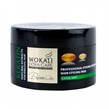 Віск для волосся Wokali Prof Salon Keratin Hair Wax матовий WKL360 150 мл