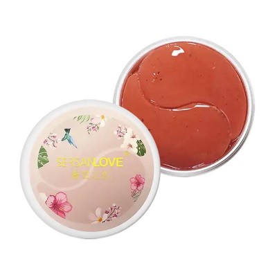 Гідрогелеві патчі під очі SERSANLOVE Roselle Gel Eye Mask з квітами гібіскуса 60 шт