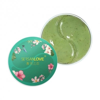 Гідрогелеві патчі під очі SERSANLOVE Green Tea Gel Eye Mask з зеленим чаєм 60 шт