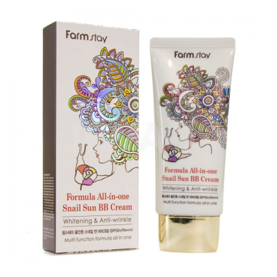 Многофункциональный BB-крем Farm Stay Formula All-in-one Snail SPF 50