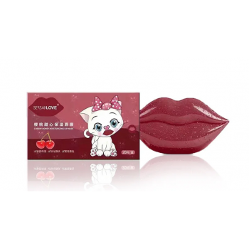 Гидрогелевые патчи для губ SERSANLOVE Cherry Honey Moisturizing Lip Mask с экстрактом вишни 20 шт