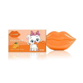 Гідрогелеві патчі для губ SERSANLOVE Sweet Orange Crystal Lip Mask з екстрактом апельсина 20 шт УЦІНКА