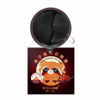 Гідрогелеві патчі під очі SERSANLOVE Caviar Bright Eye Mask з гіалуроновою кислотою і екстрактом червоної ікри 60 шт