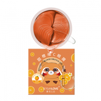 Гидрогелевые патчи под глаза SERSANLOVE Vitamin C Blood Orange Eye Mask с экстрактом апельсина 60 шт