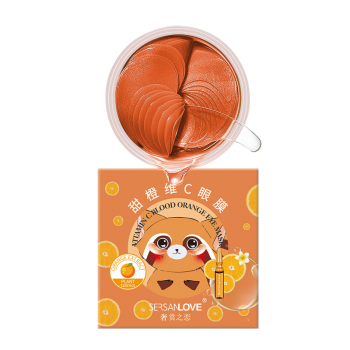 Гідрогелеві патчі під очі SERSANLOVE Vitamin C Blood Orange Eye Mask з екстрактом апельсина 60 шт