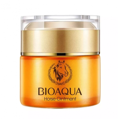 Крем для лица BIOAQUA Horse Ointment Cream с анти-возрастным эффектом на основе лошадиного масла 50 мл