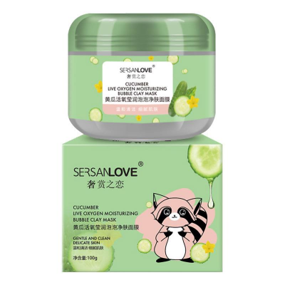 Маска для лица SERSANLOVE Cucumber Gel Mask с экстрактом огурца 100 гр