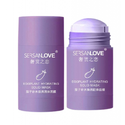 Маска для обличчя SERSANLOVE Eggplant Solid Mask з екстрактом баклажана 40 гр