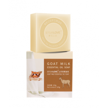 Мило ручної роботи SERSANLOVE Goats Milk Essential Oil Soap з ефірною олією козячого молока 100 г