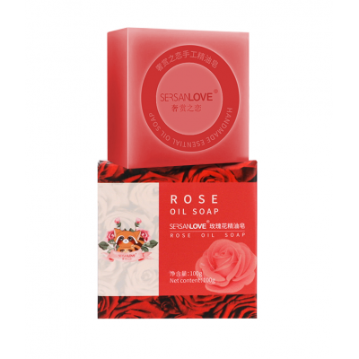 Мыло ручной работы SERSANLOVE Rose Oil Soap с эфирным маслом розы 100 г