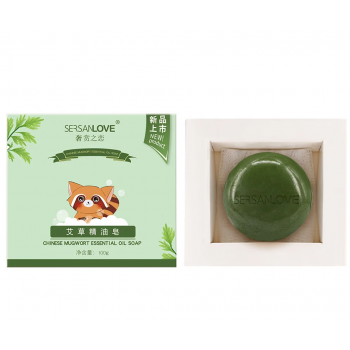 Мило SERSANLOVE Chinese Mugwort Essential Oil Soap з ефірною олією полину 100 гр