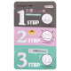 Очищающие полоски для носа BIOAQUA 3 Step Green