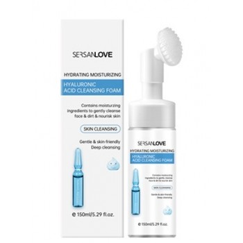 Пінка-мус для вмивання SERSANLOVE Hyaluronic Acid Makeup Remover Cleansing Foam 150 мл