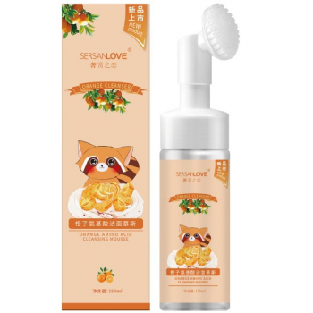 Пенка-мусс для умывания SERSANLOVE Orange Amino Acid Cleanser Mousse с экстрактом апельсина 150 мл