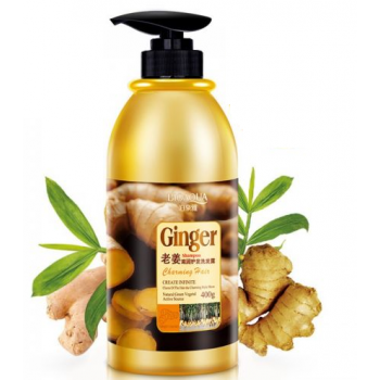Шампунь для волос BIOAQUA Ginger Shampoo с имбирем 400 мл