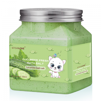 Скраб для тіла SERSANLOVE Cucumber Fresh Bath Salt з екстрактом огірка 500 мл