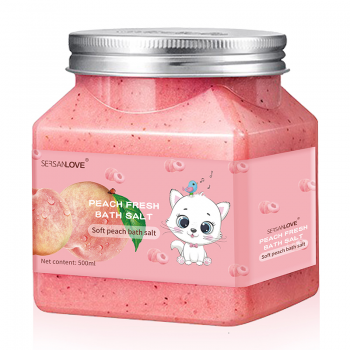 Скраб для тела SERSANLOVE Peach Fresh Bath Salt с экстрактом персика 500 мл