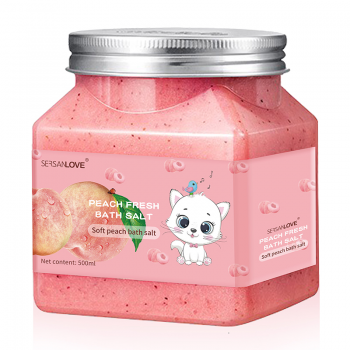 Скраб для тіла SERSANLOVE Peach Fresh Bath Salt з екстрактом персика 500 мл