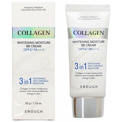 Тональный крем Enough Collagen 3 в 1 Whitening Moisture BB Cream SPF47 PA+++