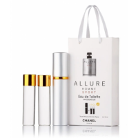 Парфюм мужской Chanel Allure Homme Sport с феромонами 3х15 мл