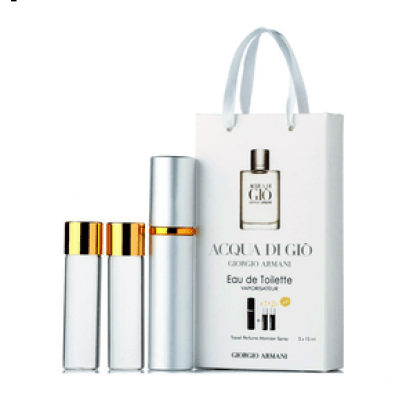 Парфюм мужской Giorgio Armani Acqua di Gio с феромонами 3х15 мл