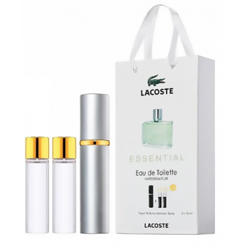 Мини парфюм мужской с феромонами Lacoste Essential 3х15 мл