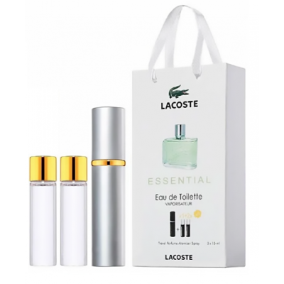 Парфум чоловічий Lacoste Essential з феромонами 3х15 мл