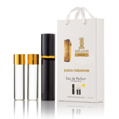 Парфум чоловічий Paco Rabanne 1 Million Prive з феромонами 3х15 мл