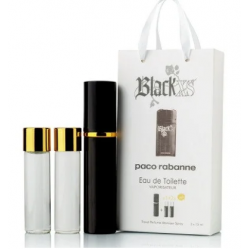 Мини парфюм мужской с феромонами Paco Rabanne Black XS 3х15 мл