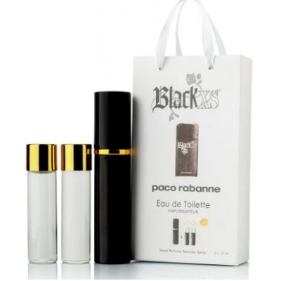 Парфум чоловічий Paco Rabanne Black XS з феромонами 3х15 мл