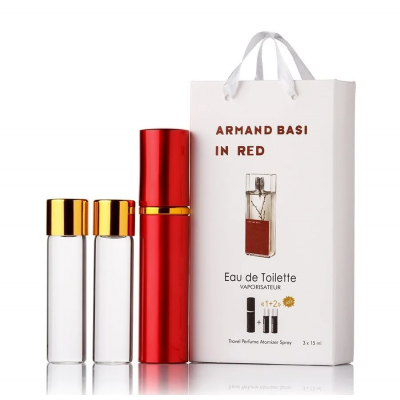 Міні парфум жіночий з феромонами Armand Basi In Red 3х15 мл