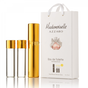 Міні парфум жіночий з феромонами Azzaro Mademoiselle 3х15 мл