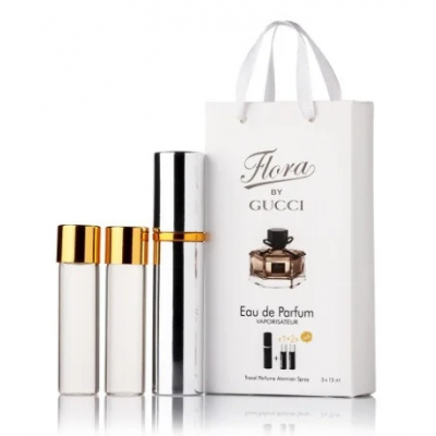 Міні парфум жіночий з феромонами Gucci Flora by Gucci 3х15 мл